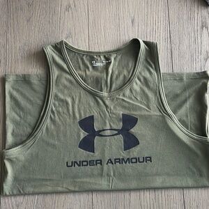Olive Green Men’s Under Armour Tank